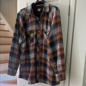 XLT Wrangler Western pearl snap lined Shacket